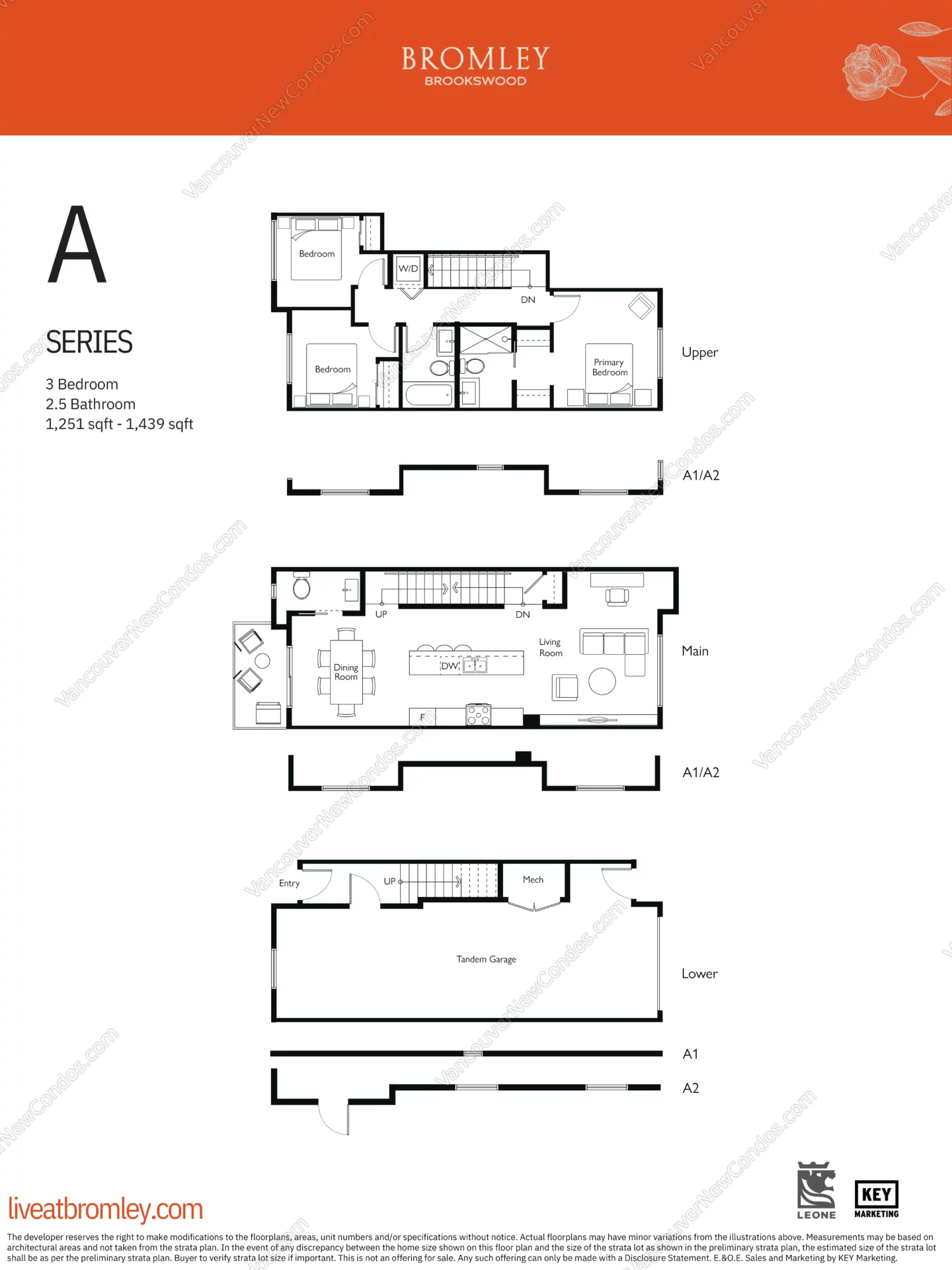 Bromley - Plan A-SERIES-(A1/A2) ( 3 Bedroom )