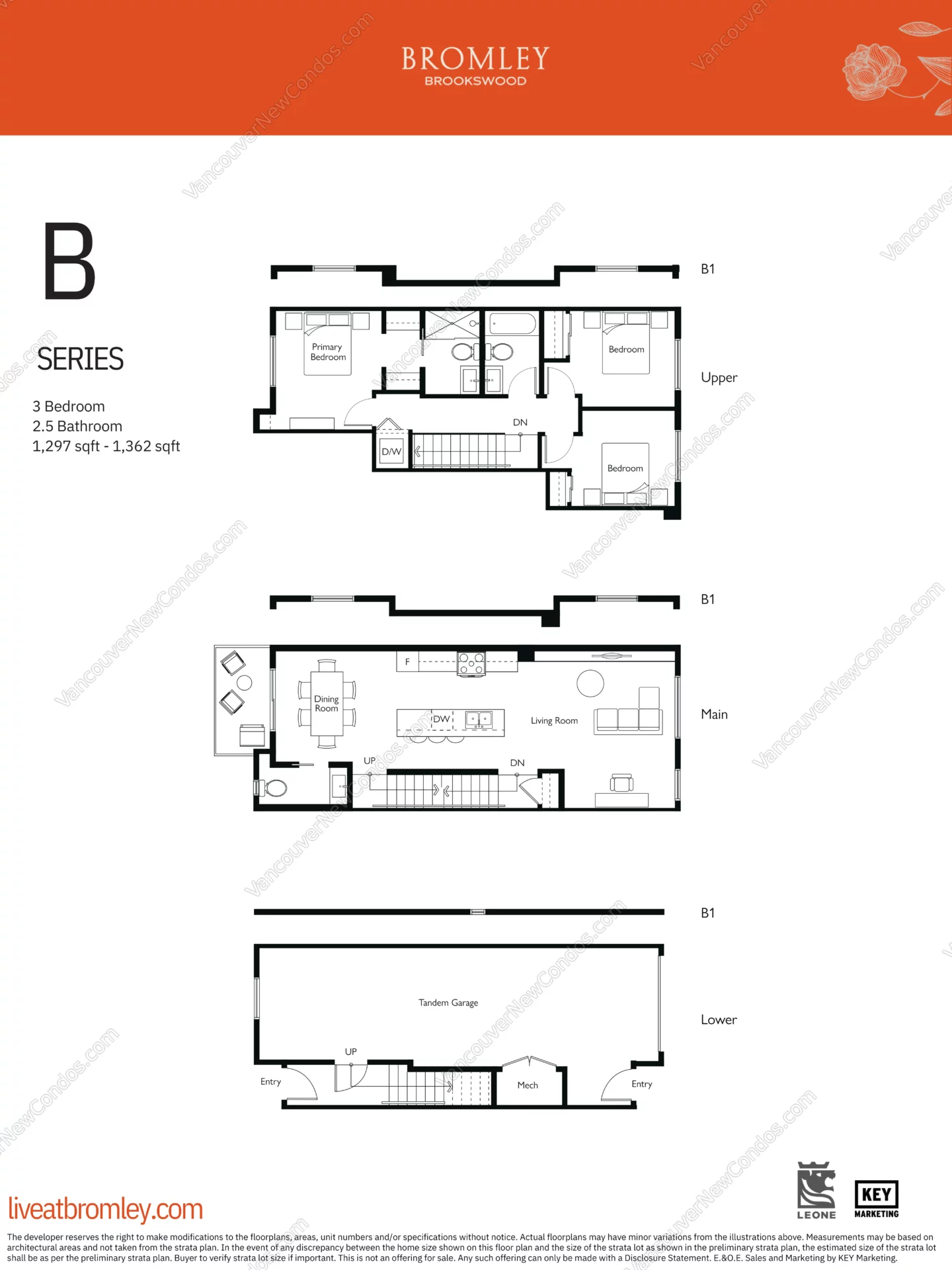 Bromley - Plan B1 ( 3 Bedroom )