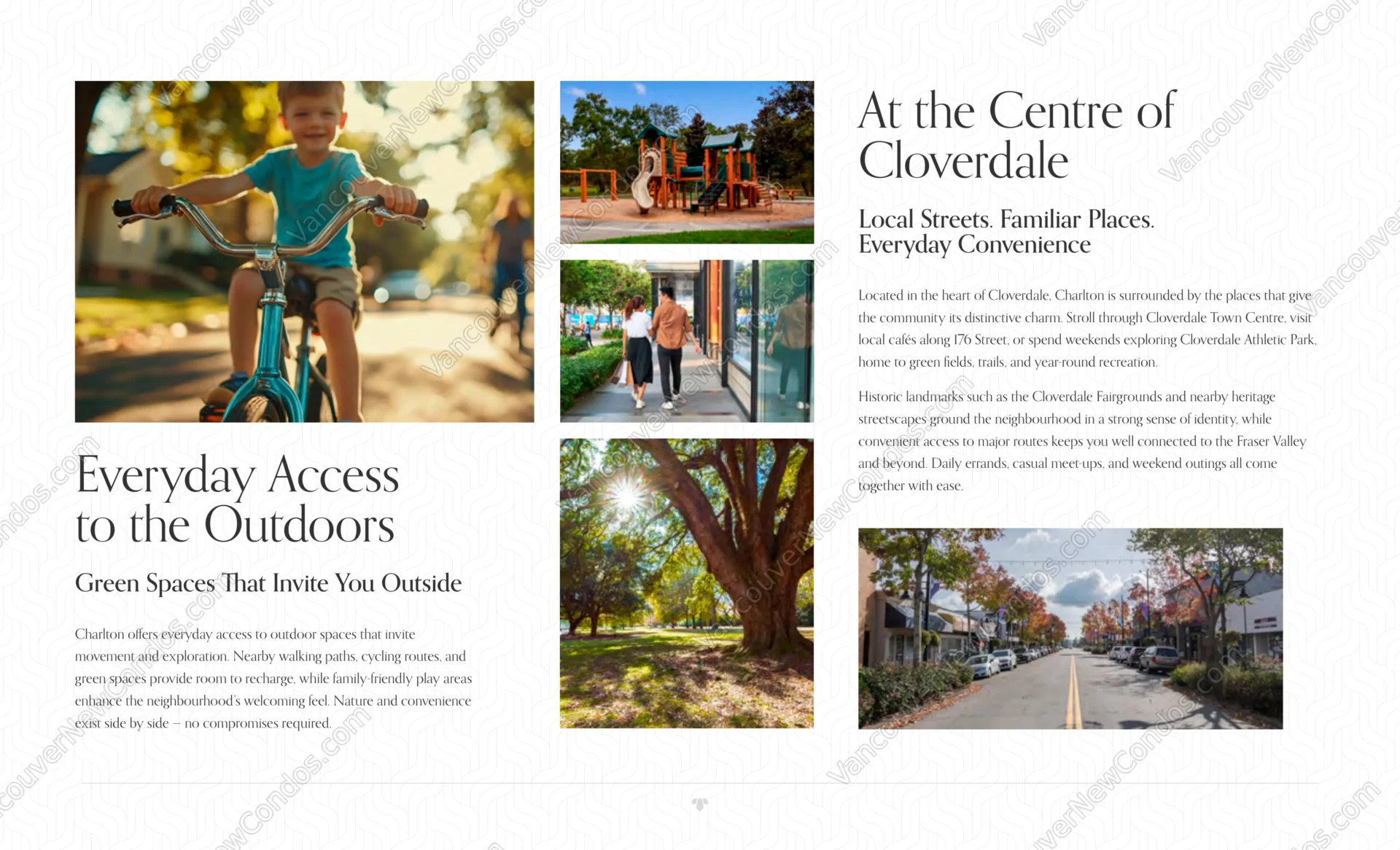 Charlton neighbourhood in Cloverdale