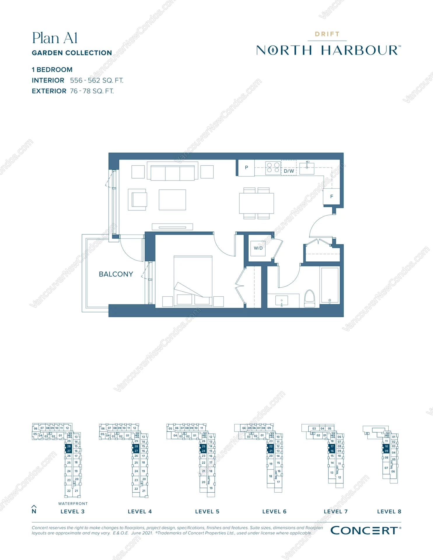 Drift at North Harbour - Plan A1 ( 1 Bedroom )