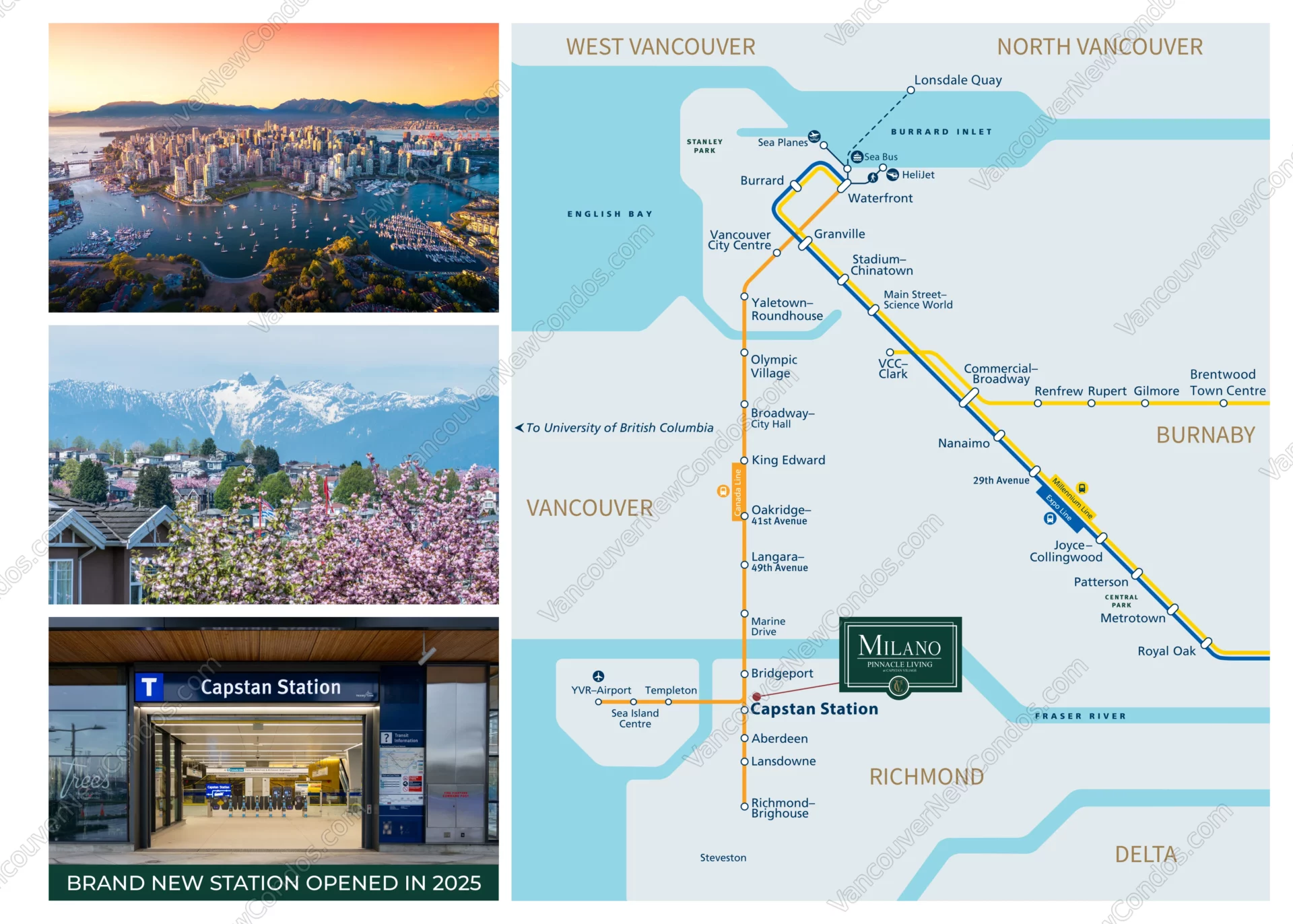 Where is Milano at Capstan Village in Richmond