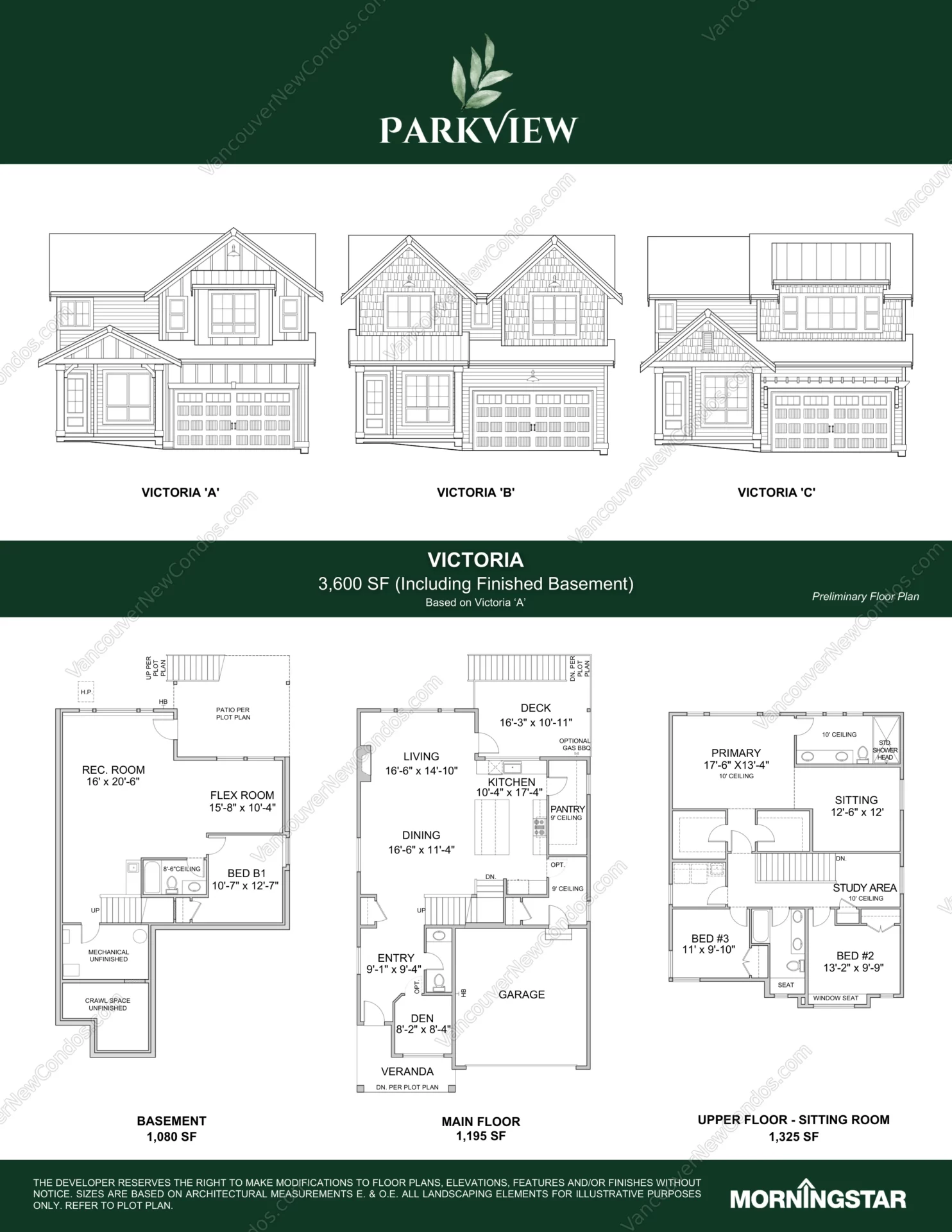 Parkview - Plan VICTORIA-A ( 4 Bedroom )