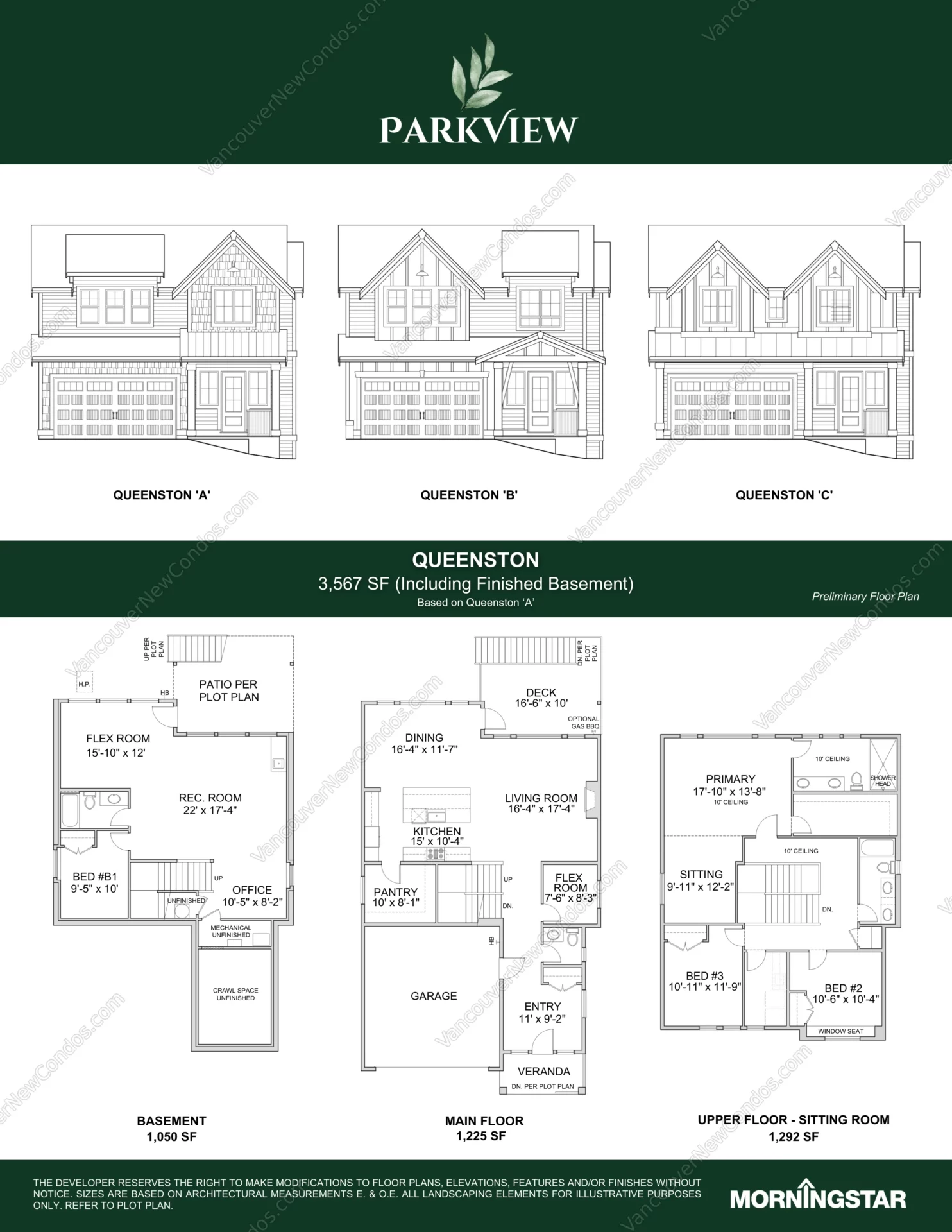Parkview - Plan QUEENSTON ( 4+ Bedrooms )